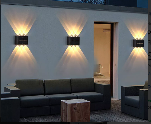 Lámpara Solar Aplique 6 Led
